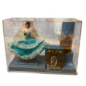 Vintage Flor de Blason Flamenco Dancer Figurine perfume, and bar of soap